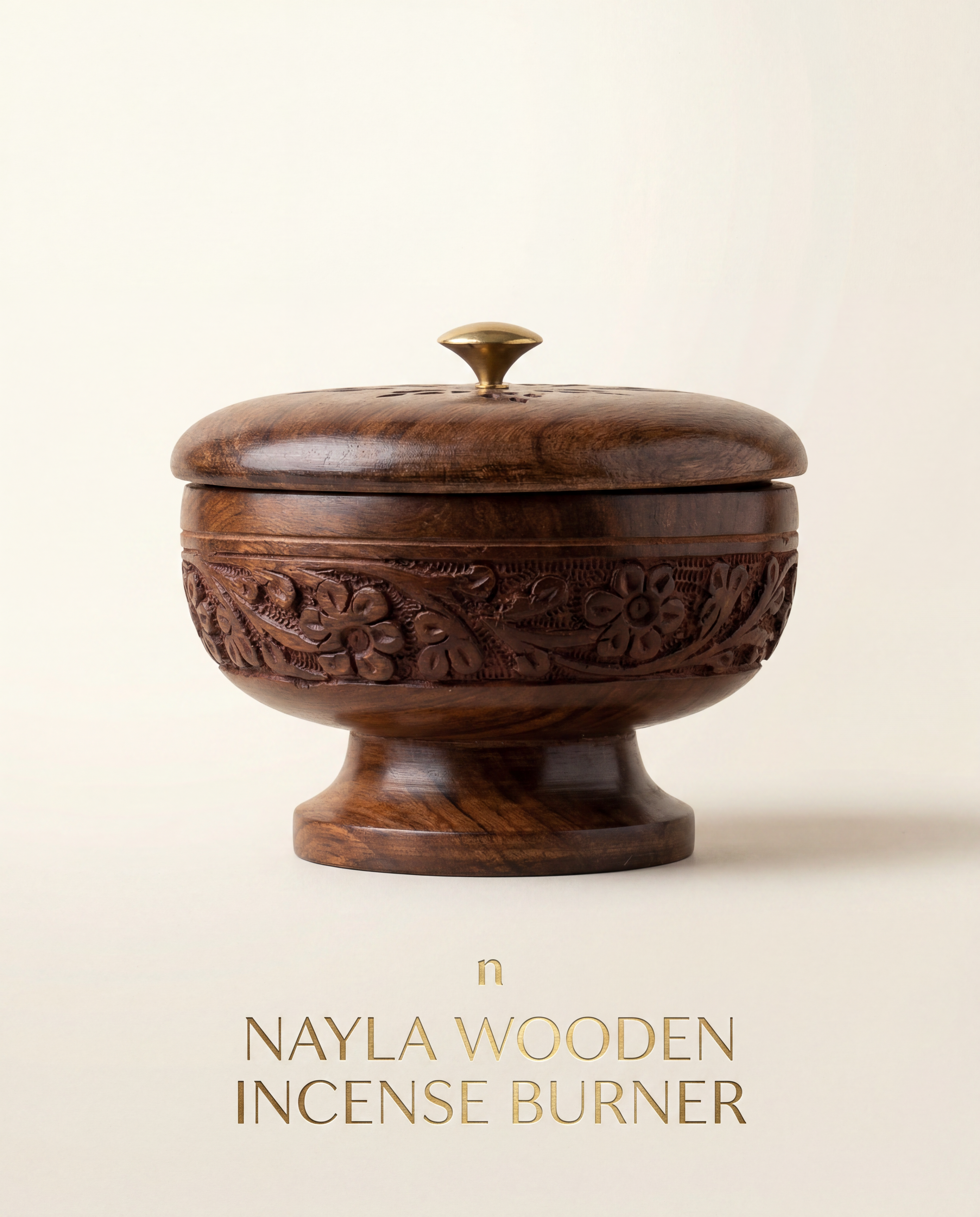 Nayla Wooden Incense Burner
